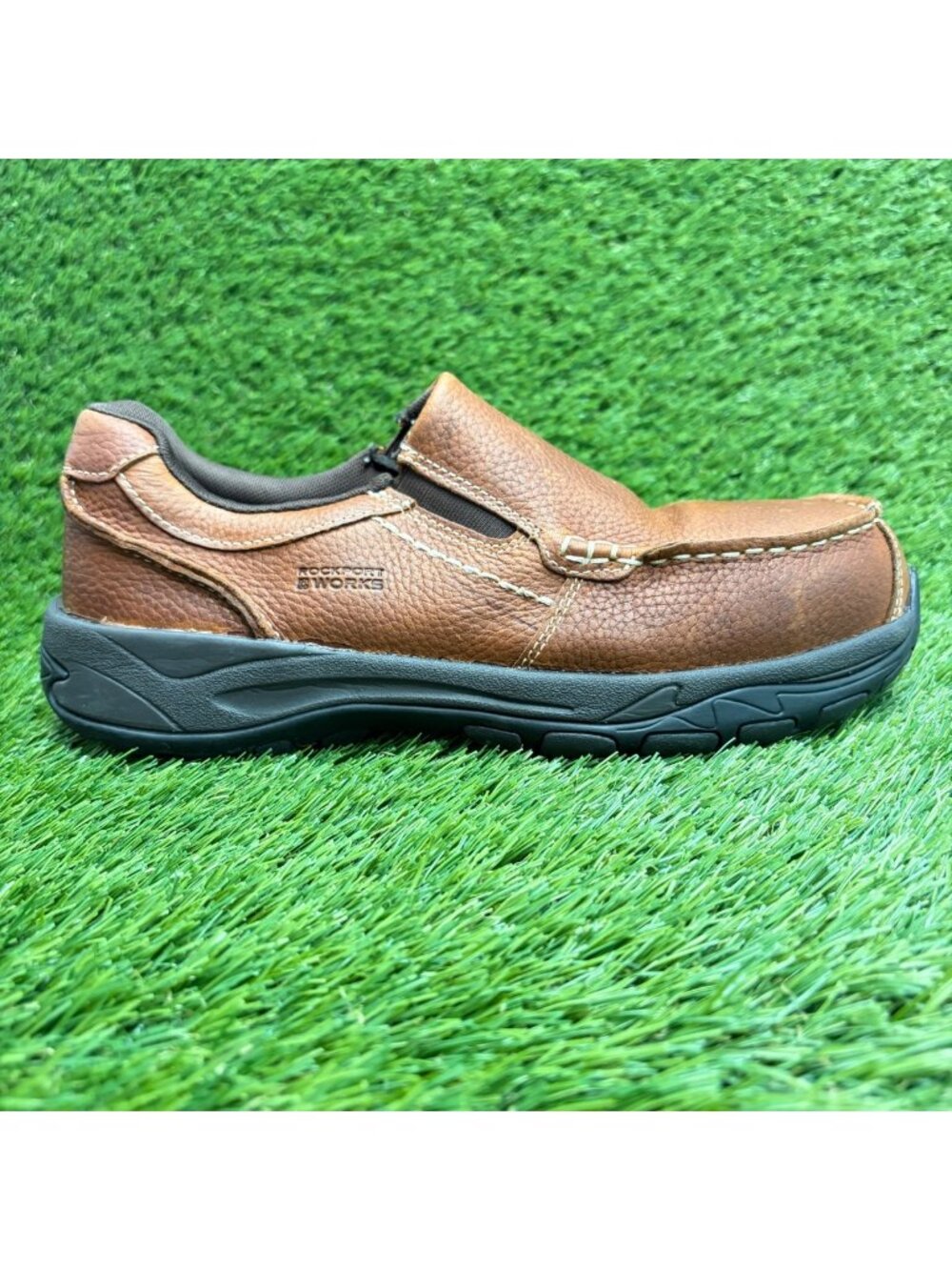 Rockport Extreme Light Mens Size 9 Brown Composite Toe Safety Work Shoes